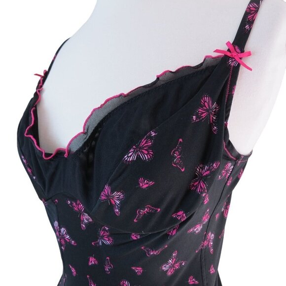 Vtg Y2K VICTORIA'S SECRET Sexy Little Things Women's Butterfly Corset Top NEW M - Picture 3 of 10